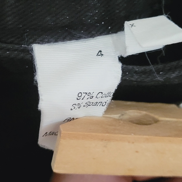 J.CREW Cotton Black Pants Size 4 - Picture 5 of 5